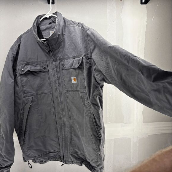 Carhartt Jacket Mens XL Tall Quick Duck Jefferson Insulated Traditional Coat - Picture 5 of 10